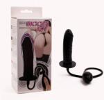 LyBaile Dildo gonflabil, Debra, Latex, negru Dildo