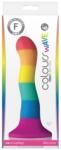 NS Novelties Dildo, NS Toys, Colours Pride Edition, curcubeu, 15 cm Dildo