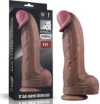 Lovetoy Dildo, Lovetoy, Dual Layered Silicon 33 cm, xxl Dildo