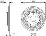 Bosch Disc frana BOSCH 0 986 479 796 (0 986 479 796)