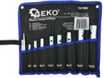 GEKO Set chei tubulare duble 8 piese 15744 (G11555) Cheie tubulara