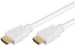 PremiumCord Cablu PremiumCord HDMI High Speed + Ethernet, alb, conectori placati cu aur, 10 m (kphdme10w)
