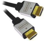 PremiumCord Cablu PremiumCord HDMI M/M, auriu și metal HQ, 3 m (kphdmg3)