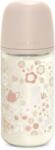 Suavinex Wonderland SX Pro Physiological Anti-Colic Glass cumisüveg üvegből M Medium Flow 3 m+ Liberty Pink 240 ml