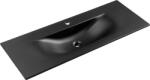 Comad Sky lavoar 121x46 cm dreptunghiular mobilier negru mat SKY 1 BLACK MATT 120 DP ( E-8099-120 ) (SKY1BLACKMATT120DPE8099120)