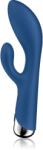 Satisfyer Spinning Rabbit 1 Rotating Shaft vibrator cu stimularea clitorisului rotativ Blue 20 cm Vibrator
