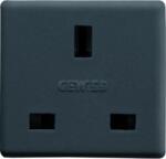 Gewiss BRITISH STANDARD Priza 250V ac - 2P+E 13A - 2 MODULES - SYSTEM BLACK (GW21208)