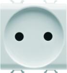 Gewiss FRENCH STANDARD Priza 250V ac - 2P 16A - 2 MODULES - WHITE - CHORUS (GW10246)