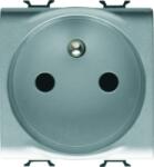Gewiss FRENCH STANDARD Priza 250V ac - 2P+E 16A - 2 MODULES - TITANIUM - CHORUS (GW14247)