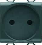 Gewiss FRENCH STANDARD Priza 250V ac - 2P 16A - 2 MODULES - BLACK - CHORUS (GW12246)