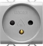 Gewiss ISRAELI STANDARD Priza 250V ac - 2P+E 16A - 2 MODULES - TITANIUM - CHORUS (GW14281)