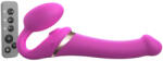 Strap On Me M - felcsatolható, léghullámos vibrátor (pink) - szexshoponline