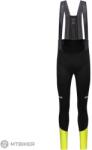 GOREWEAR Spinshift Thermo Bib Tights+ nadrág, fekete/neonsárga (L)