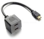 Estillo Сплитер Estillo, HDMI(м) към 2x HDMI(ж), черен