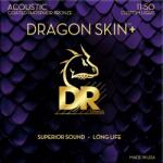 DR Strings Dragon Skin+ Coated Phosphor Bronze Custom Light 11-50 Corzi chitare acustice (DAP-11)