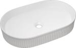 Comad Beyond mosdótál 56x36 cm ovális mosdótálak fehér fényes BEYOND 3 WHITE ( E-6531 ) (BEYOND3WHITEE6531)