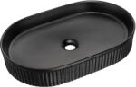 Comad Beyond mosdótál 56x36 cm ovális mosdótálak fekete BEYOND 3 BLACK ( E-6531 )