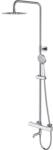 Cersanit City Square kád és zuhany szett fal termosztáttal trópusi zuhany opcióval króm S951-860 (S951860)
