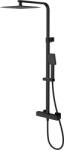 Cersanit City zuhany készlet fal termosztáttal trópusi zuhany opcióval fekete S951-849 (S951849)