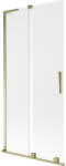 Mexen Velar L, 2 szárnyas eltolható kádparaván 90 x 150 cm, 8 mm-es mattüveg, arany fényes, 896-090-003-31-50 (896-090-003-31-50)