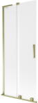 Mexen Velar L, 2 szárnyas eltolható kádparaván 80 x 150 cm, 8 mm-es mattüveg, arany fényes, 896-080-003-31-50 (896-080-003-31-50)