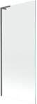 Mexen Next, kádparaván 1 szárny 80 x 150 cm, fix szárny, 6 mm átlátszó üveg, polírozott grafit profil, 895-080-000-03-00-66 (895-080-000-03-00-66)