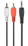 Gembird 3, 5mm Jack - RCA összekötő kábel (M/M) 5m [CCA-458-5M]