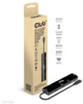 Club 3D USB 4 Dokkoló HDMI2.1 + 2 USB Type-C + 1 USB Type-A+RJ45 2.5 Gbps