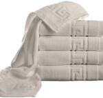 Ralex Pucioasa Pachet 5 prosoape baie 70x140 cm Bumbac 100%, Greek Border 500 grame/mp, Gri Prosop