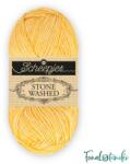 Scheepjes Stone Washed 838 Orpiment - narancs pamut keverék fonal
