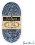 Scheepjes Stone Washed 847 Sodalite - sötétkék pamut keverék fonal
