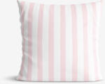 Goldea pamut párnahuzat - púderrózsaszín csíkos 50 x 50 cm
