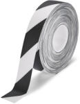 LeanGrip veszélyre figyelmeztető szalag, 0, 6mm vastag-100mmx30m-Fekete-Fehér (FAL-499-175)