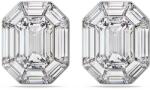 Swarovski klipsz fülbevaló LUCENT 5698525 - ezüst Univerzális méret