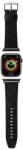Karl Lagerfeld óraszíj KLAWMSAKLHPK Apple Watch 38/40/41mm fekete szíj Saffiano Monogram tok