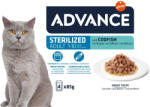 Affinity ADVANCE Sterilised, Cod, plic hrană umedă pisici sterilizate, (în sos), multipack, 85g x 4buc