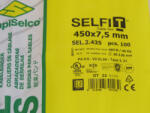 SapiSelco Kábelkötegelő, 450x7, 5 Natúr Gyorskötöző - ERŐS, tartós SapiSelco SELFIT iparilag is minősített kötegelő 100db/csomag [SEL. 2.435]