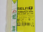 SapiSelco Gyorskötöző, 430x4, 5 natúr kábelkötegelő - ERŐS, tartós, iparilag is minősített kötegelő - SapiSelco SELFIT - 100 db/csomag [SEL. 2.428]