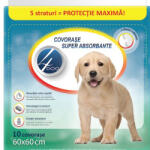 4DOG Covorase absorbante 4Dog 60 x 60 cm, 10 buc pachet