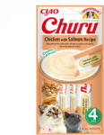 Inaba Foods Recompense pentru pisici Churu cu pui somon 4 buc x 14 gr