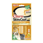 Inaba Foods Recompense pentru pisici Churu Skin Coat cu pui 4 buc x 14 gr