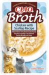 CIAO Hrana umeda pentru pisici Ciao Broth cu pui scoici 40 gr