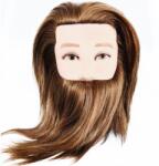  Szakállas Babafej férfi 100% emberi hajjal / 20cm (MMH-20)