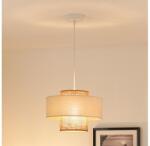 Brilagi Lustră pe cablu Brilagi DALLAS 1xE27/15W/230V d. 30 cm maro/crem/alb (BG1215)