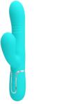 Pretty Love Vibrator Twinkled Tenderness Mariana, 4 in 1, Silicon, USB, Albastru, 22.6 cm Vibrator