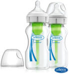 Dr. Brown's DR. BROWN'S Antikolikus Options+ széles nyakú üveg 2x270 ml üveg
