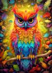Enjoy - Puzzle Bufniță de toamnă - 1 000 piese Puzzle