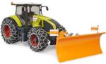 BRUDER Claas Axion 950 cu lanțuri de zăpadă și plug (03018) (03018)