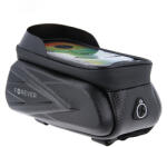 Forever Outdoor Vízálló kerékpár váztáska merev oldalakkal és telefontartóval Forever Outdoor fekete