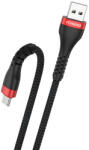 FONENG Kábel X82 - USB to Type C - 3A 1 méter fekete